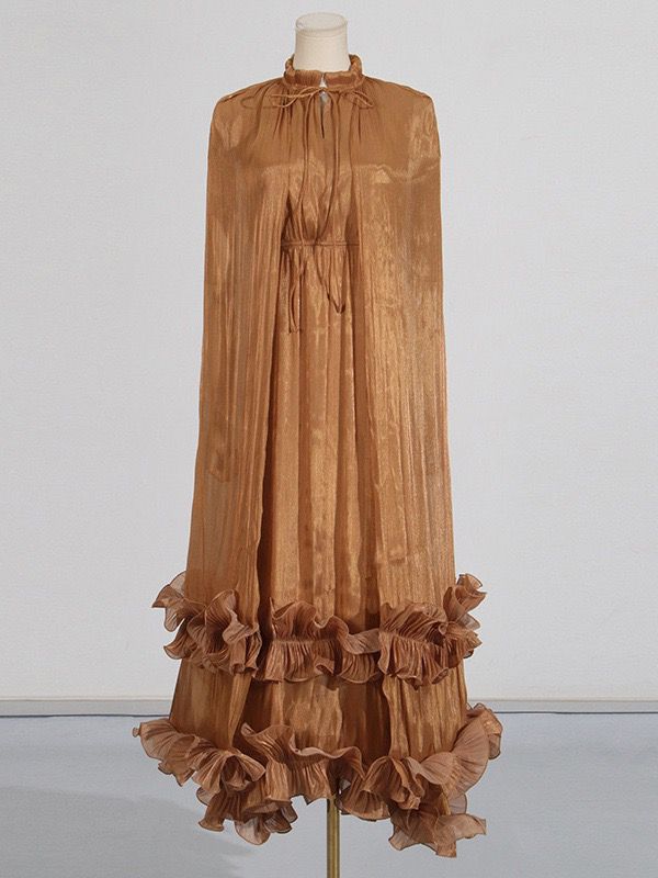 Lavender Dream – Ruffle Maxi Dress