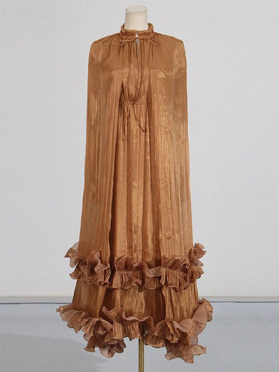 Lavender Dream – Ruffle Maxi Dress