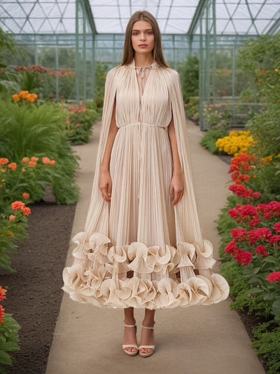 Lavender Dream – Ruffle Maxi Dress