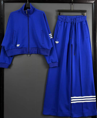 Urban Luxe – Wide-Leg Tracksuit Set
