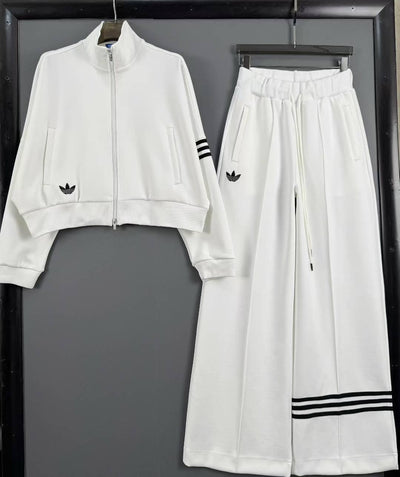 Urban Luxe – Wide-Leg Tracksuit Set