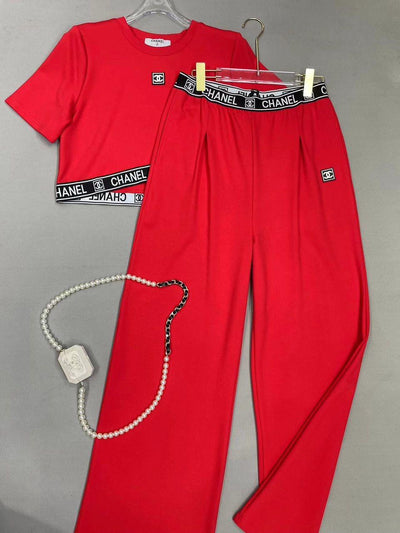 Red Luxe – Logo Two-Piece Set